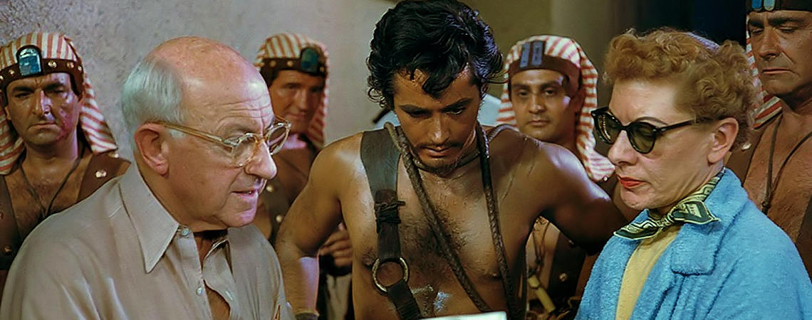 Cecil B. DeMille, John Derek, Jeanie Macpherson | "The Ten Commandments" (1956)