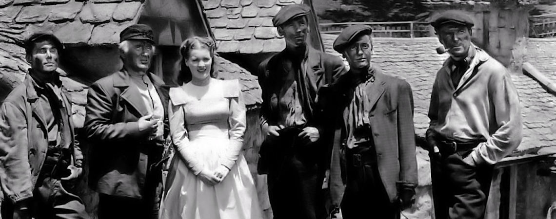 Maureen O'Hara, Donald Crisp, Patric Knowles, John Loder | "How Green Was My Valley" (1941)