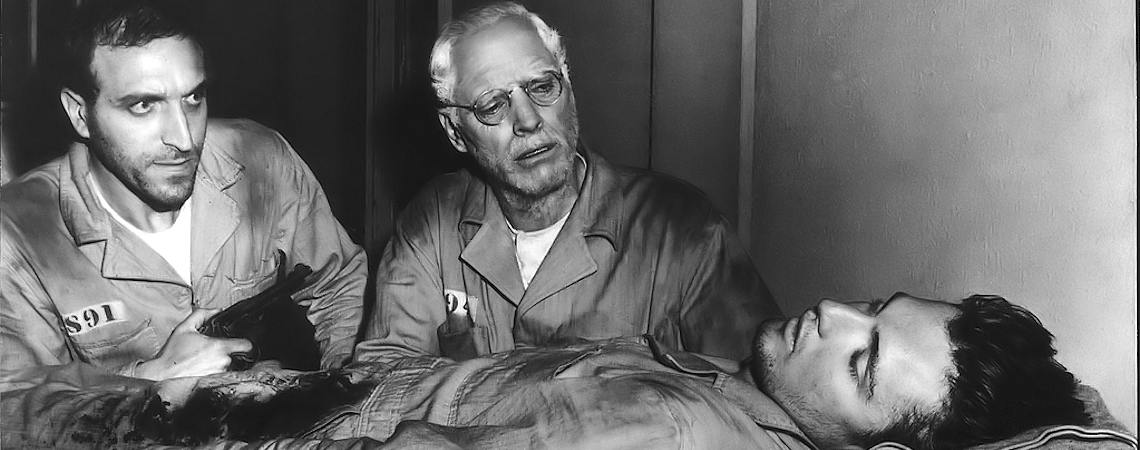 Len Lesser, Burt Lancaster, Chris Robinson | "Birdman of Alcatraz" (1962) [a]