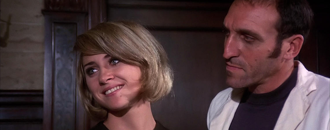Len Lesser, Melody Patterson | "Blood and Lace" (1971)