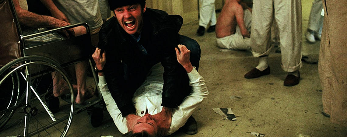 Jack Nicholson, Danny DeVito, Brad Dourif, Christopher Lloyd, Vincent Schiavelli, Delos V. Smith Jr. | "One Flew Over the Cuckoo's Nest" (1975) *