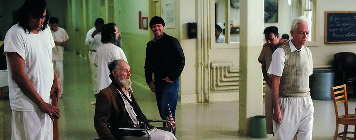 Jack Nicholson, Peter Brocco, Will Sampson, Delos V. Smith Jr. | "One Flew Over the Cuckoo's Nest" (1975) *