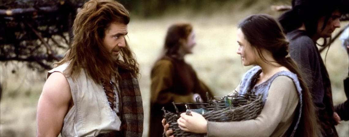 Mel Gibson, Catherine McCormack | "Braveheart" (1995) **