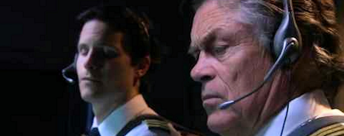 Art Hindle as Captain Colin Shaw w/Jonathan Aris | "Air Crash Investigation: Cleared for Disaster" (2010)