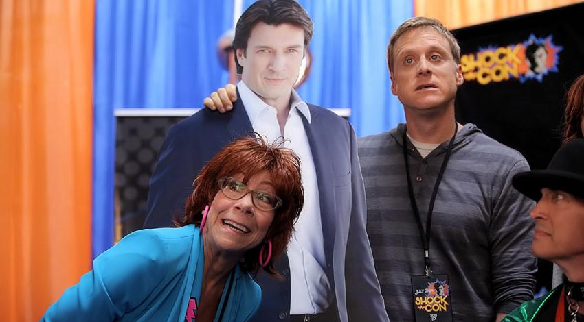 Mindy Sterling, Nathan Fillion, Alan Tudyk | "Con Man" (2017)