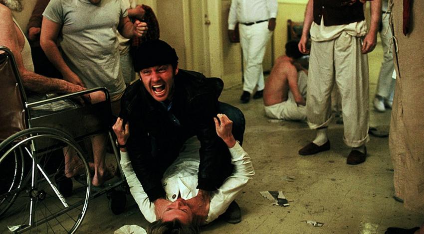 Jack Nicholson, Danny DeVito, Louise Fletcher, Peter Brocco | "One Flew Over the Cuckoo's Nest" (1975) *