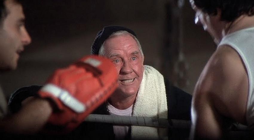 Burgess Meredith, Sylvester Stallone | "Rocky" (1976)